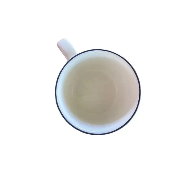 Lenox POPPIES on BLUE, 2 Flat Cups, 2.75" VINTAGE Excellent Condition USA - Picture 12 of 14